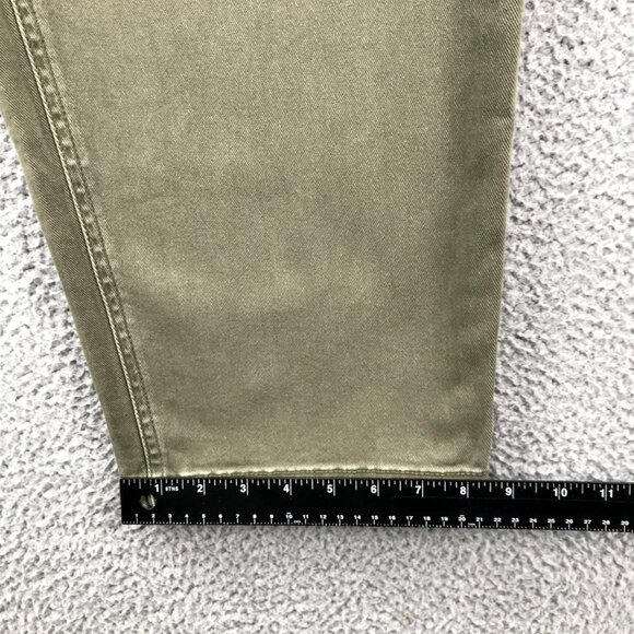 CATO Est. 1946 Womens Size 20W Green High Rise Belted Straight Ankle Jeans NEW - Picture 14 of 16